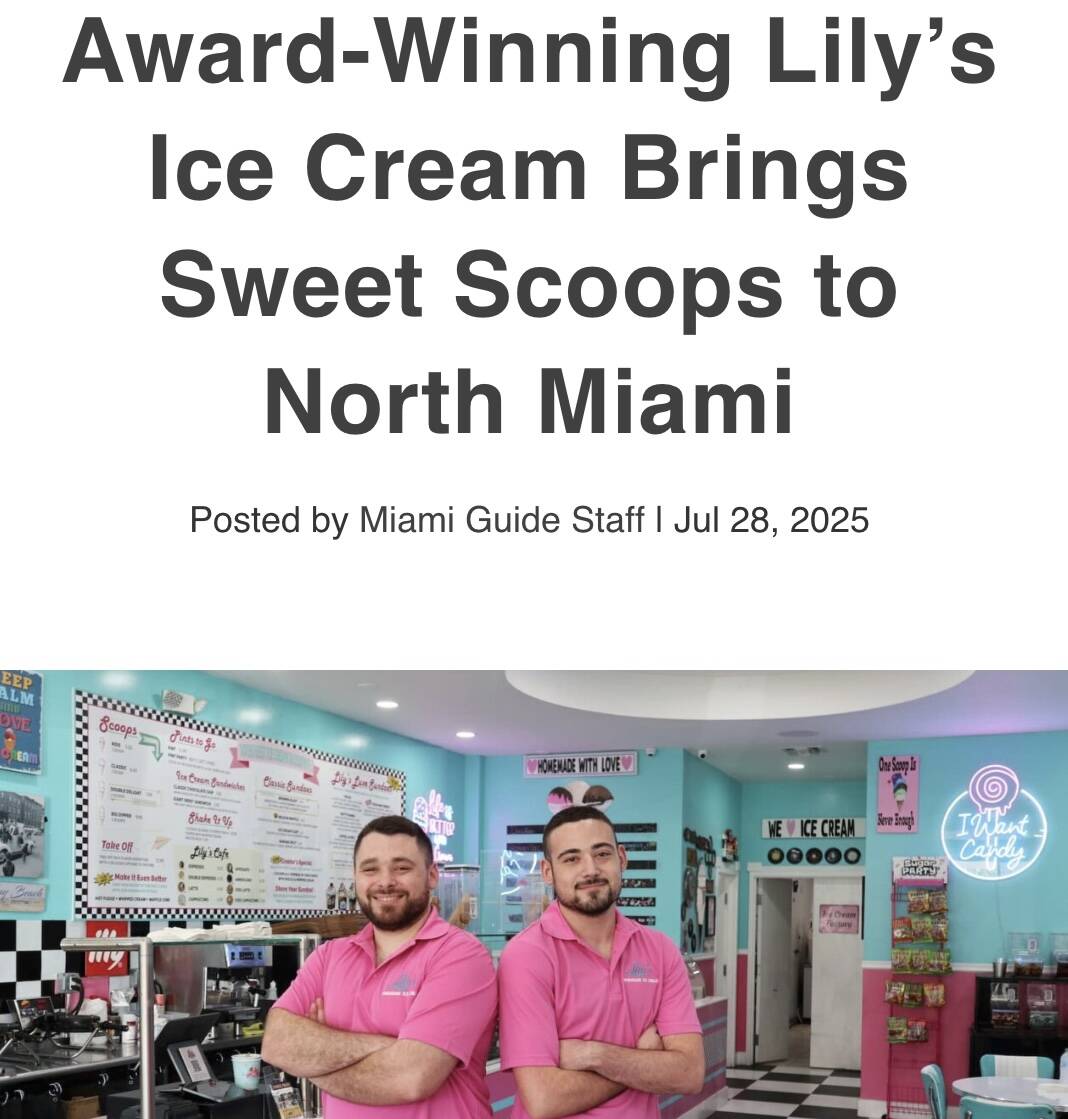 Press / In the news | Lily's Handmade Ice Cream